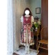 Miss Point Kaleidoscope Open Front Flying Sleeve One Piece(Reservation/Full Payment Without Shipping)